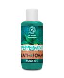 Relaxing Bathing Foam with Essential Peppermint Oil 1000ml | Wellness Aromatherapy & Spa Experience for Good Sleep and Body Care - Buy Online on GoSupps.com