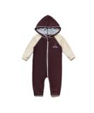 BONVERANO Baby Boys Swimsuit 18-24 Months Brown | UPF 50+ Full-Zip Hoodie One Piece Swimwear - Buy Online on GoSupps.com