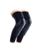 Kuangmi Knee Pads Compression Leg Sleeves - Basketball Volleyball & Weightlifting - Large Size - Black (Pair - Buy Online on GoSupps.com