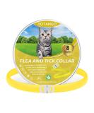 YOTANGO Cat Collar Repellent 1 Pack Cat Collar-Built-in Pant-Based Formula Strong Repellency Slow Release Pleasant Aroma Waterproof (Yellow) - Buy Online on GoSupps.com