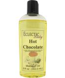Hot Chocolate Massage Oil 8 oz | Sweet Almond & Jojoba Oil | Preservative Free | Aromatherapy & Relaxation - Buy Online on GoSupps.com