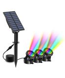 T-Sun Solar Pond Lighting - RGB Waterproof LED Underwater Lamps | 3 Set Garden & Patio Lights - Buy Online on GoSupps.com