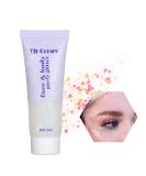 BestAuty Festival Glitzer Gel 50ml - Long-Lasting Face Body Hair & Nail Glitter for Parties | #6 White - Buy Online on GoSupps.com