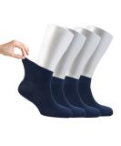 Cozyfeel Women's Diabetic Ankle Socks - 4 Pairs Bamboo Neuropathy Socks (Navy Blue) - Buy Online on GoSupps.com