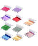 Tamicy 500 Sheets Metallic Gold Foil Leaf Paper - Craft & Decorate with 10 Colors - Ideal for Slime, Gilding, Nail Art, Painting & DIY Projects - Buy Online on GoSupps.com