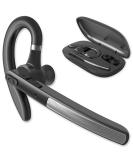 BlueFit Bluetooth Headset 5.0 with Mic - Wireless Earpiece for Cellphones | Hands-Free Noise Cancelling | Car Bluetooth Headset - Buy Online on GoSupps.com