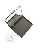 Empty Makeup Magnetic Plastic Palette with 20 Adhesive Metal Stickers | Ideal for Eyeshadow Lipstick & Foundation - International Shipping Available - Buy Online on GoSupps.com