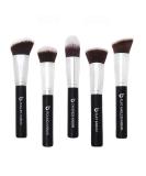Kabuki Makeup Brush Set | Beauty Junkees 5pc Professional Makeup Brushes for Foundation Blush Bronzer Contour & Concealer | Affordable & Cruelty-Free - Buy Online on GoSupps.com