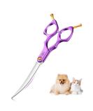Purple Dragon 6-Inch Dog & Cat Grooming Scissors Ultra-Light Aluminum Handle JP 440C Steel Professional Fur Shears for Pet Groomers & Beginners - Buy Online on GoSupps.com