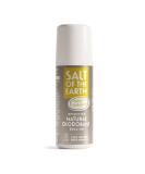 Salt of the Earth Natural Deodorant Roll On - 100% Natural Ingredients - Vegan & Cruelty Free - Amber & Sandalwood - 75ml - Buy Online on GoSupps.com