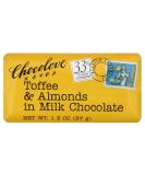 Chocolove, Bar Milk Chocolate Toffee Almonds Mini, 1.3 Ounce - Buy Online on GoSupps.com