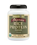 NutriBiotic Raw Organic Rice Protein Plain 1 lb 5 oz (600 g) - Buy Online on GoSupps.com