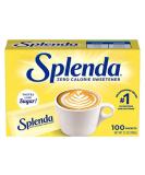 SPLENDA No Calorie Sweetener, Single-Serve Packets (100 Count), 3.5 Ounce 100 Count (Pack of 1) - Buy Online on GoSupps.com