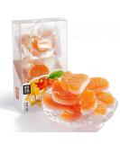 Orange fruit juice soft candy strawberry white peach fruit gummies fruit fudge snacks chewing candy assorted candies sweets children's candy casual fruit snack gift (Sweet Orange 70g) Sweet Orange 70g - Buy Online on GoSupps.com