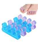 Toe Separators for Women - Silicone Pedicure Spacers & Gel Toe Spreaders for Nail Polish & Toenail Painting (2 Pairs - Buy Online on GoSupps.com