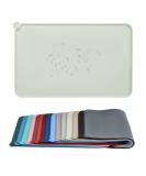 Buy AUDWUD Silicone Waterproof Pet Feeding Mat - Anti-Slip Dog & Cat Bowl Mat 53x38 cm - Beige - Buy Online on GoSupps.com