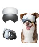Buy Namsan Dog Sunglasses - UV Protection & Adjustable Straps for Large & Medium Dogs - Windproof Snow-Sealing - Buy Online on GoSupps.com