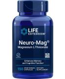 Life Extension Neuro-Mag Magnesium L-Threonate 150 Veg Caps Magtein Supplement for Women and Men - Buy Online on GoSupps.com
