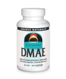 Source Naturals DMAE 351 mg - 200 Capsules for Enhanced Memory & Focus - Buy Online on GoSupps.com