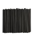 250 Pack Disposable Plastic Drinking Straws - 7.75 High - Black - Eco-Friendly & Durable - Buy Online on GoSupps.com