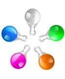 Clip on Pet Collar Light - Colorful LED Safety Light for Dogs and Cats | Waterproof Flashing Dog Collar for Night Walking - Buy Online on GoSupps.com