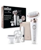 Braun Silk- pil 9 Flex Epilator for Women - Long-lasting Hair Removal Mini Razor & Peeling Attachments | 9-306 3D White/Pink Titan - Buy Online on GoSupps.com