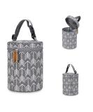 DZOZO Insulated Baby Bottle Bag Breastmilk Cooler Bag Portable Thermal Bottle Bag Baby Bottle Tote Bag Insulated Milk Bottle Bag Storage Bag Portable Milk Bottle Holder Insulated Milk Bottle Carrier Grey - Buy Online on GoSupps.com