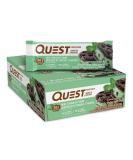 Quest Nutrition Bar Mint Chocolate Chunk 12 Bars - 720g | Delicious Snack with Mint Chocolate Flavor - Buy Online on GoSupps.com