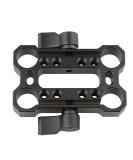 CAMVATE 15mm Rod Offset Raiser Clamp for Shoulder Rig Railblock System (Black Thumbscrew) - 1690 - Buy Online on GoSupps.com
