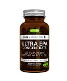 Pure & Essential Ultra Pure EPA Omega-3 Concentrate 500 mg, Wild Fish Oil, rTG, 90 Small Softgels 90 Count (Pack of 1) - Buy Online on GoSupps.com