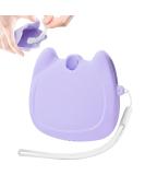 Buy Silicon Retainer Case - Portable Holder with Lanyard & Vent Holes for Orthodontic Mouthguards & Dentures - Travel Friendly - 1-Pack Purple - Buy Online on GoSupps.com