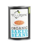 Mr Organic - Baked Beans - Certified Organic and Vegan - Baked Beans in a BPA-Free Tin Tomato 400 g (Pack of 1) - Buy Online on GoSupps.com