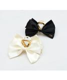 Gerulyss 2 Pcs Black No-Slip Large Hair Bows Barrettes for Women - Champagne Metal Hair Claw Clips with Acrylic Bow - Hair Accessories Clips for Thick Hair - Buy Online on GoSupps.com