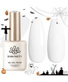 Born Pretty Hema-Free Gel Nail Polish - Halloween White Soak Off UV LED Polish for DIY Manicure | French Wedding Tips & Christmas Gift (15ml - Buy Online on GoSupps.com