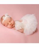 M&G House White Lace Newborn Photography Outfits Girl Newborn Photography Props Pearl Lace Rompers Newborn Girl Lace Romper Photoshoot Outfits Halloween (Short Sleeve, White, 0-2Months) 01 White, Short Sleeve(0-2 months) - Buy Online on GoSupps.com