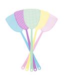 PAL&SAM Fly Swatter Set - Strong Flexible Manual Swat (5 Pack) - Assorted Colors - Buy Online on GoSupps.com