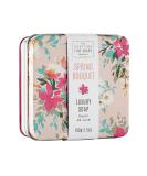 Scottish Soaps Soap In A Tin - Floral Spring Bouquet 100g | Luxury Natural Bath Products - International Shipping Available - Buy Online on GoSupps.com