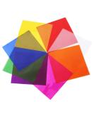 Morepack Cellophane Sheets 120Pcs 7.5x7.5 Inches Cello Sheets Colored Cellophane Wrap for DIY Arts Crafts Decoration 7.5x7.5 Inch (Pack of 120) - Buy Online on GoSupps.com