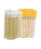 Buy AKOAK 100 Pcs Disposable Lip Brushes & Eyelash Wands - Perfect for Lip Gloss & Makeup Application Yellow Beauty Kit - Ships Worldwide - Buy Online on GoSupps.com