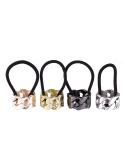 Punk Gothic Hair Accessory Set for Women - 4PCS Ponytail Cuff Elastic Hair Ties - Buy Online on GoSupps.com