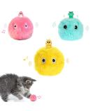 PUPPBUDD 3 Cat Toys with Catnip - Interactive Electric Cat Balls with Sound | Fun Play Set for Cats - Buy Online on GoSupps.com