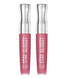 Rimmel Stay Glossy 6HR Lip Gloss - Stay My Rose 0.18 Fl Oz (Pack of 2) - Buy Online on GoSupps.com
