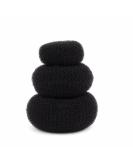 3-Piece Black Magic Shaper Donut Hair Bun Maker Set for Women - Small, Medium, Large Styler Kit for Chignon Hair Accessories - Buy Online on GoSupps.com