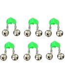 Set of 6 Eel Bells Catfish Bite Indicators with Glow Stick Holder + Free Petri Heil! Sticker | International Shipping - Buy Online on GoSupps.com