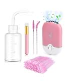 Buy Eyelash Cleaning Kit - Pink Mini Portable Lash Fan Dryer & Extension Brush | Electric Eyelash Care Accessories - International Shipping Available - Buy Online on GoSupps.com