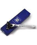 Designer Stainless Steel 3 Edge Razor | Classic Men's Shave Razors - International Shipping Available - Buy Online on GoSupps.com