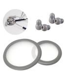 Replacement Accessories Kit Fits Classic 3, Cardiology 3 & Cardiology 4 Stethoscope for Littman Stethoscope Replacement Parts & Stethoscope Bell Diaphragm Cover and Eartips Replacement Parts. - Buy Online on GoSupps.com