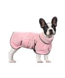 1 Piece Absorbent Pet Bathrobe - Quick Drying Towel for Dogs & Cats | Pink Swim Towel - Buy Online on GoSupps.com