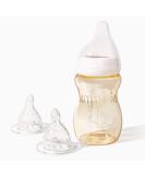 Minbie 3 Month+ BPA-Free Breastfeeding Baby Bottle Kit - For Babies 3 Months and Older - Buy Online on GoSupps.com