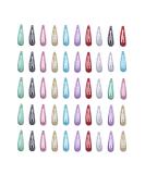 Frcolor 50 Pieces Glitter Snap Hair Clips for Girls & Toddlers - Mixed Colors | High-Quality International Shipping - Buy Online on GoSupps.com